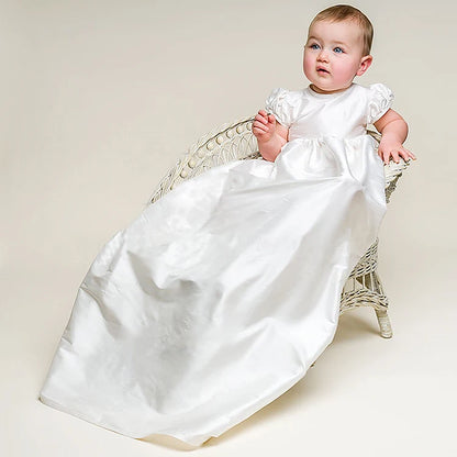 Robe de baptême Vintage pour bébé fille, vêtements pour nourrissons, fête d'anniversaire, mariage, 1er an