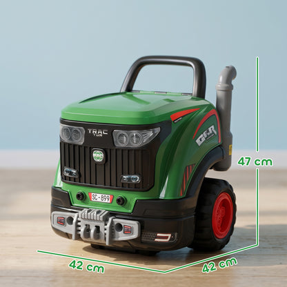 Jouet Moteur de Camion pour Enfants, Camion Mécano, Volant avec Effet de Brume, Sonores et Lumineux pour 3-6 Ans, Vert-2