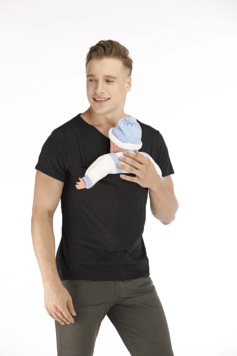 T-Shirt d'allaitement | Poche Kangourou