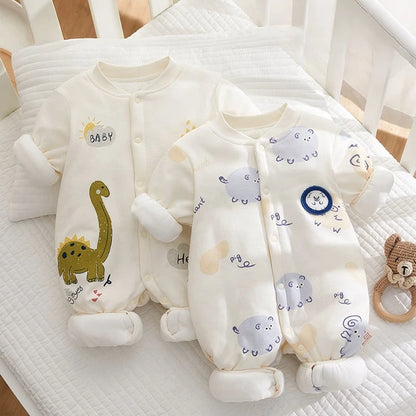 Body hiver bébé | Coton chaud nouveau-né