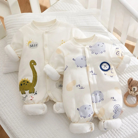 Body hiver bébé | Coton chaud nouveau-né