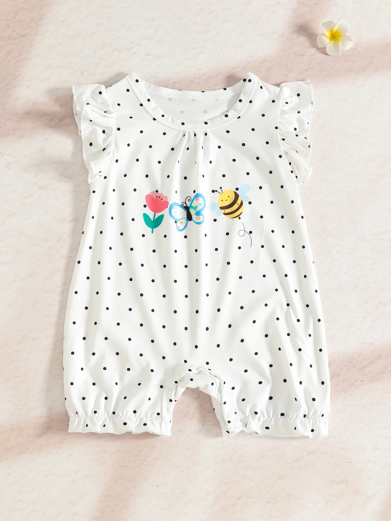 Combinaison été bébé fille - Imprimé floral