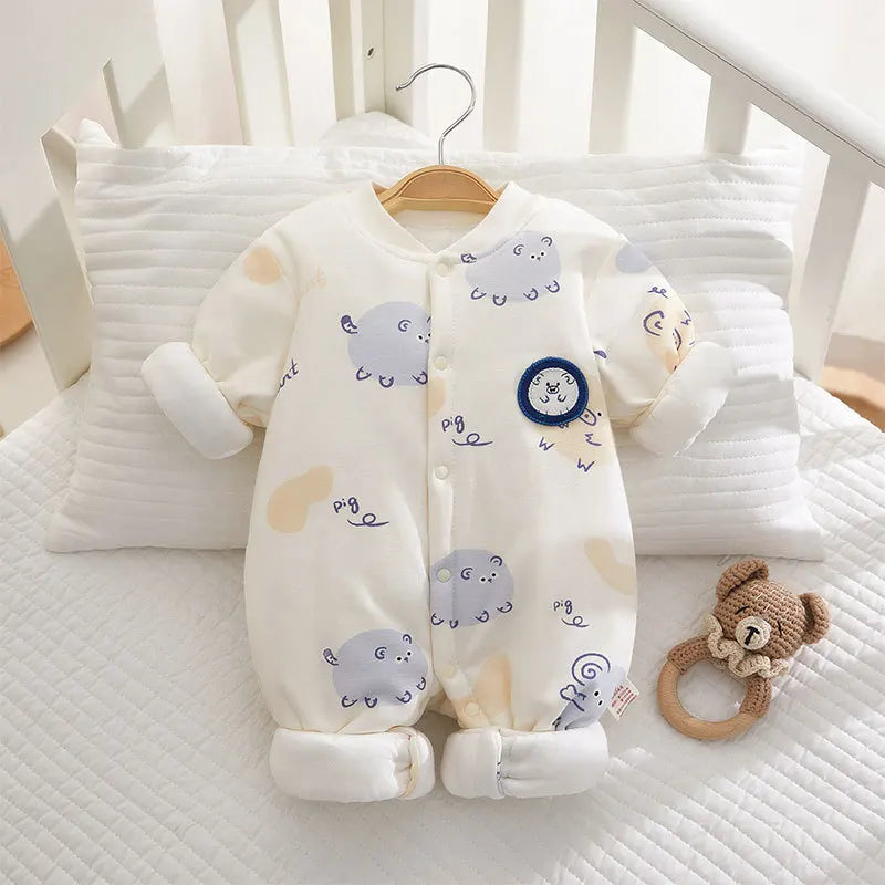 Body hiver bébé | Coton chaud nouveau-né