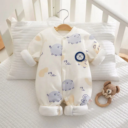 Body hiver bébé | Coton chaud nouveau-né