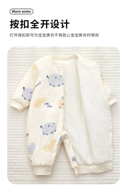 Body hiver bébé | Coton chaud nouveau-né