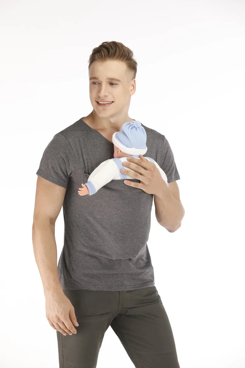 T-Shirt d'allaitement | Poche Kangourou