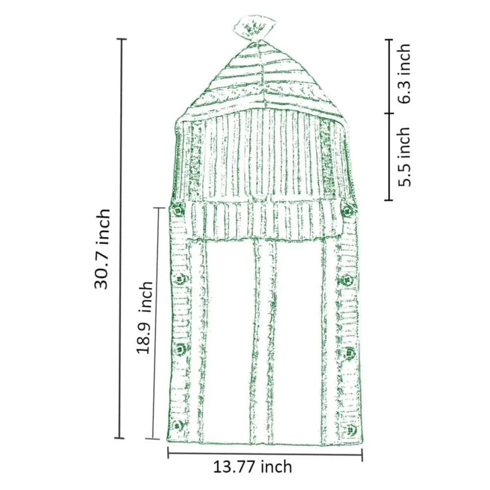 Couverture sac de couchage bébé | Douce & Chaude